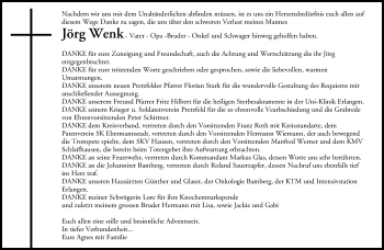 Anzeige von Jörg Wenk von MGO