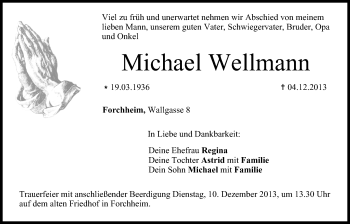 Anzeige von Michael Wellmann von MGO