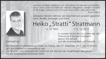 Anzeige von Heiko Stratmann von MGO