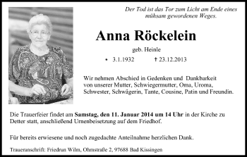Anzeige von Anna Röckelein von MGO