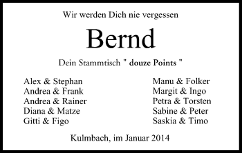 Anzeige von Bernd  von MGO