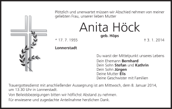 Anzeige von Anita Höck von MGO