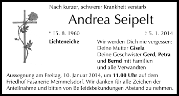 Anzeige von Andrea Seipelt von MGO