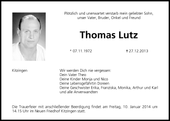 Anzeige von Thomas Lutz von MGO