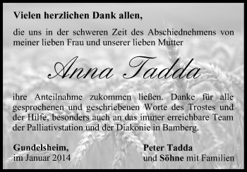 Anzeige von Anna Tadda von MGO