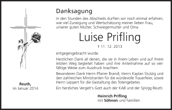 Anzeige von Luise Prifling von MGO