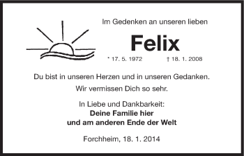 Anzeige von Felix Prechtel von MGO