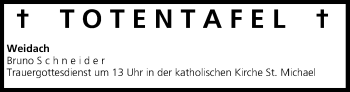 Anzeige von Totentafel vom 30.01.2014 von MGO