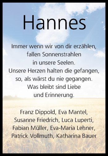 Anzeige von Hannes  von MGO