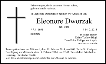 Anzeige von Eleonore Dworzak von MGO