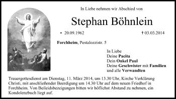 Anzeige von Stephan Böhnlein von MGO