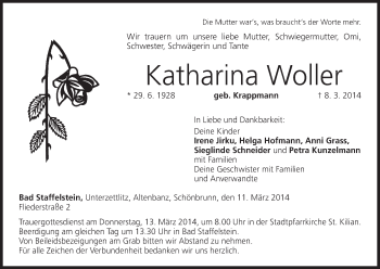 Anzeige von Katharina Woller von MGO