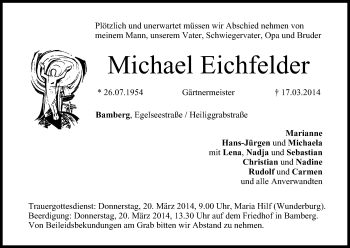 Anzeige von Michael Eichfelder von MGO