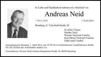 Anzeige von Andreas Neid von MGO