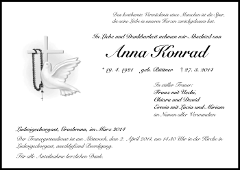 Anzeige von Anna Konrad von MGO