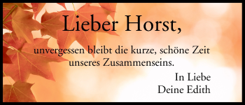 Anzeige von Horst  von MGO