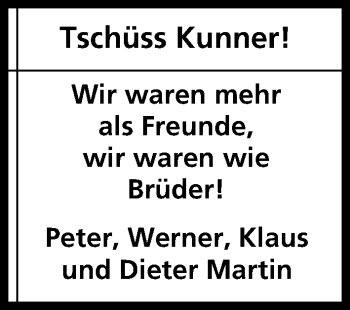 Anzeige von Kunner  von MGO