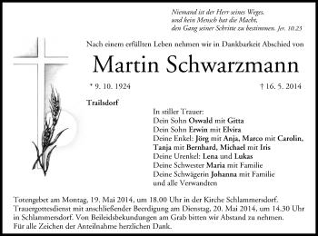 Anzeige von Martin Schwarzmann von MGO