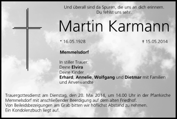 Anzeige von Martin Karmann von MGO