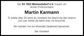 Anzeige von Martin Karmann von MGO