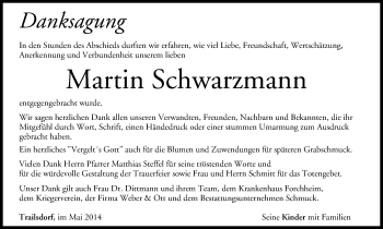 Anzeige von Martin Schwarzmann von MGO