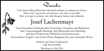 Anzeige von Josef Lachenmayr von MGO