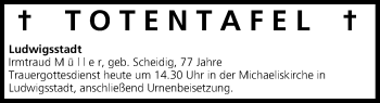 Anzeige von Totentafel 28.05.2014 von MGO