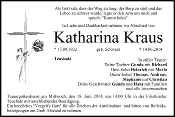 Anzeige von Katharina Kraus von MGO