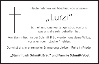 Anzeige von Lurzi  von MGO