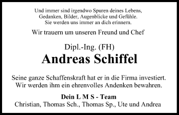 Anzeige von Andreas Schiffel von MGO