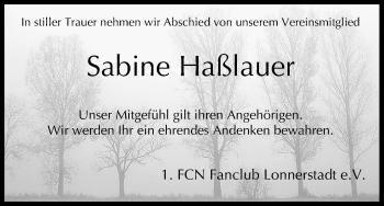 Anzeige von Sabine Haßlauer von MGO