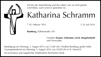 Anzeige von Katharina Schramm von MGO