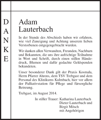 Anzeige von Adam Lauterbach von MGO