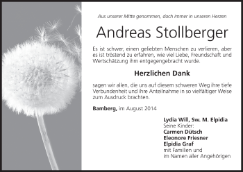Anzeige von Andreas Stollberger von MGO