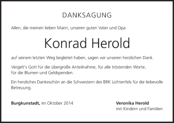Anzeige von Konrad Herold von MGO