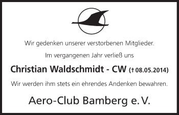 Anzeige von Christian Waldschmidt von MGO