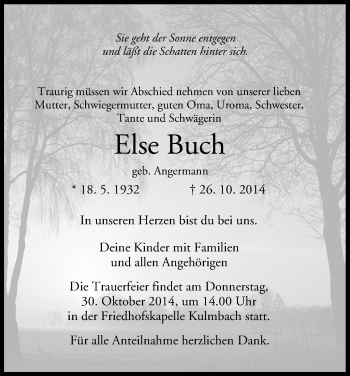 Anzeige von Else Buch von MGO