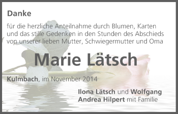 Anzeige von Marie Lätsch von MGO