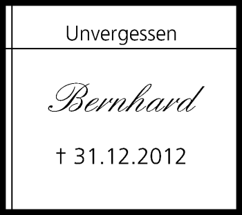 Anzeige von Bernhard Weisser von MGO