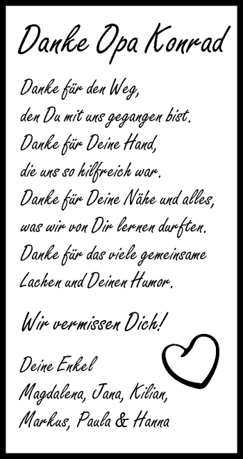 Anzeige von Konrad  von MGO