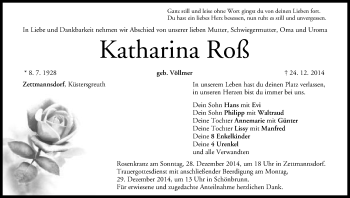 Anzeige von Katharina Roß von MGO