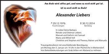 Anzeige von Alexander Liebers von MGO