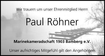 Anzeige von Paul Röhner von MGO
