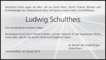 Anzeige von Ludwig Schultheis von MGO
