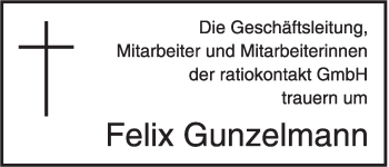Anzeige von Felix Gunzelmann von MGO
