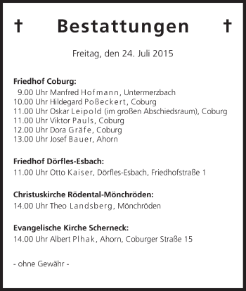 Anzeige von Viktor Pauls von MGO