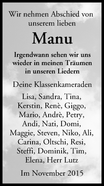 Anzeige von Manu  von MGO