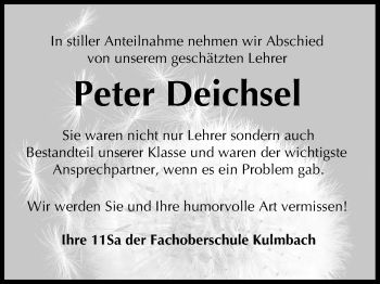 Anzeige von Peter Deichsel von MGO