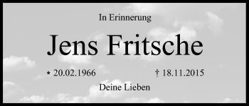 Anzeige von Jens Fritsche von MGO