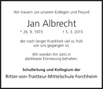 Anzeige von Jan Albrecht von MGO